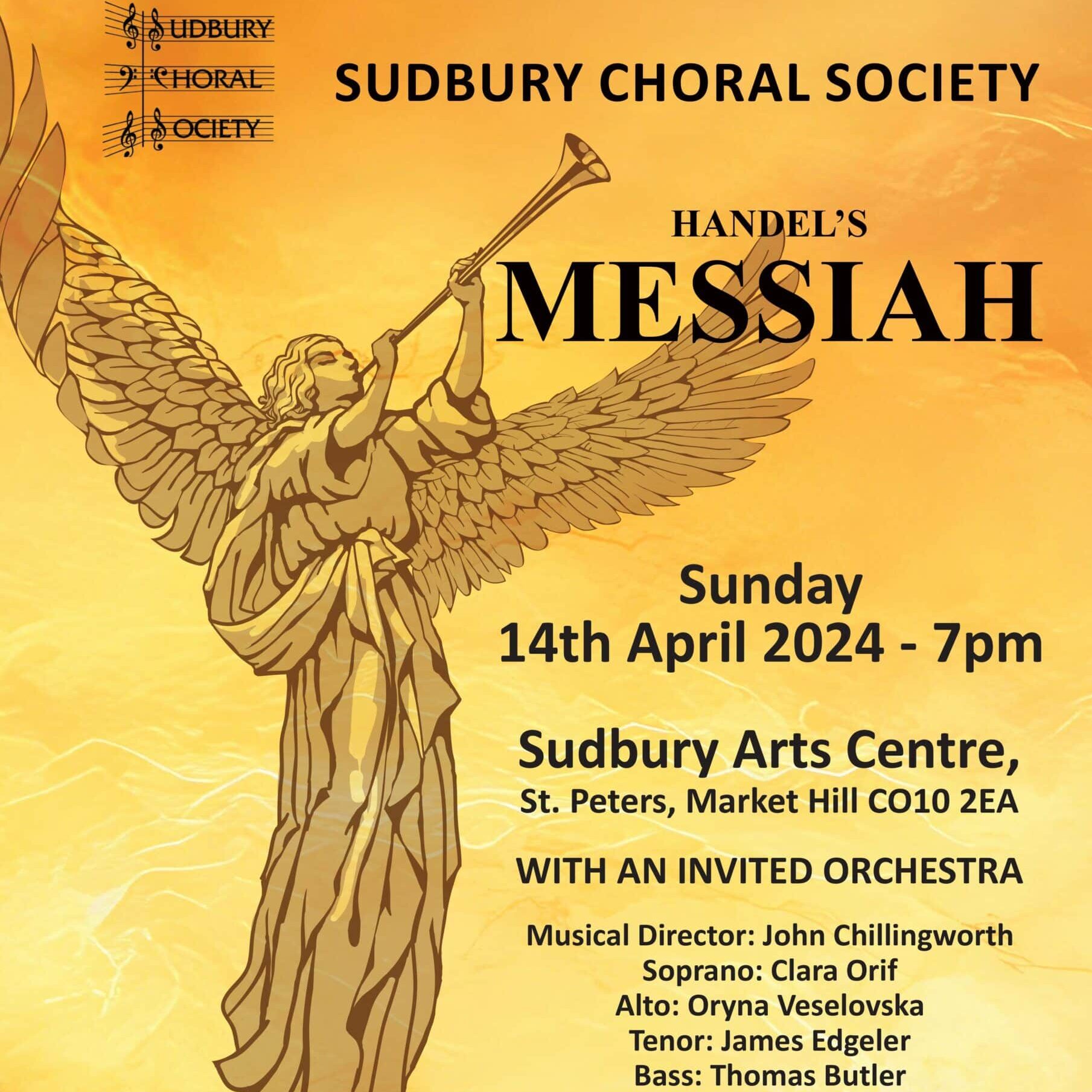 Sudbury Choral Society Concert : Handel’s Messiah