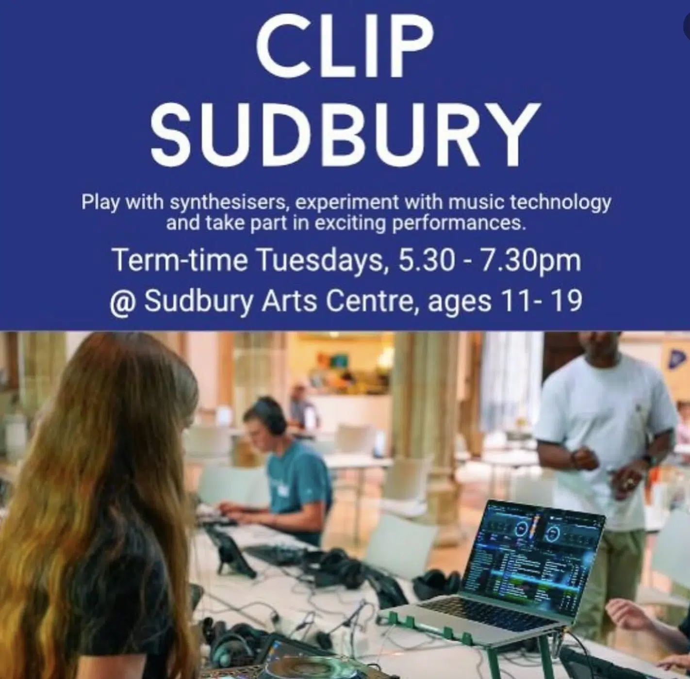 CLIP! FREE Youth Music Club – Ages 11-19