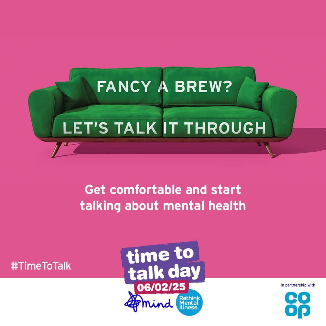 Time To Talk Day – Free Entry