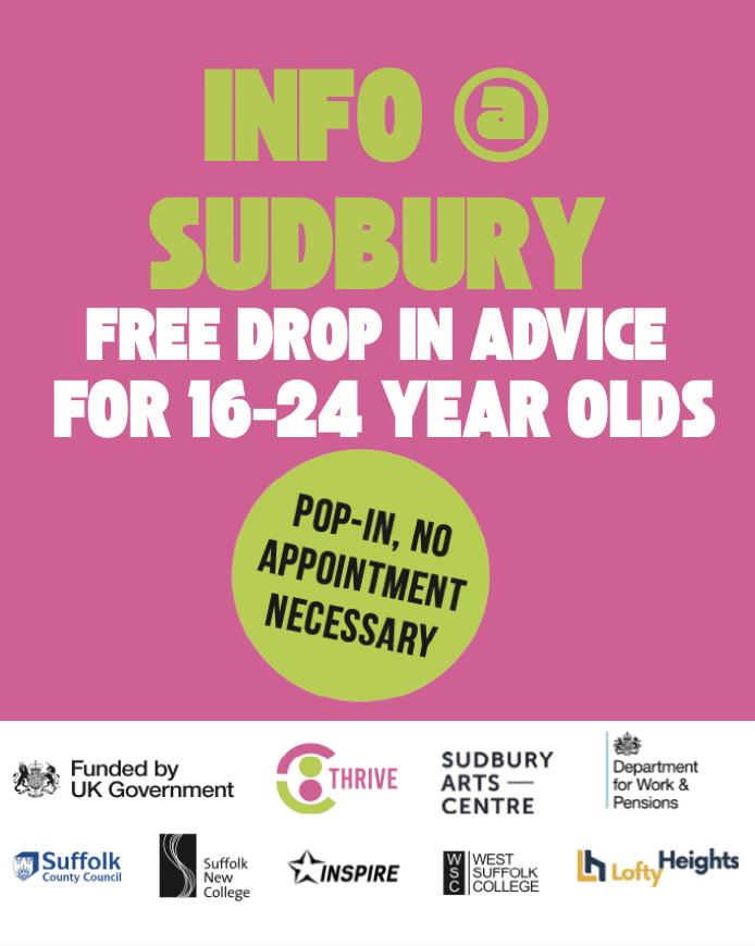 info @ Sudbury : Advice Drop In 16-24