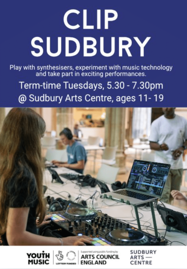 CLIP! FREE Youth Music Club – Ages 11-19