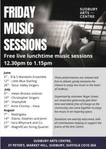 Free Friday Music Sessions | Stour Valley Singers