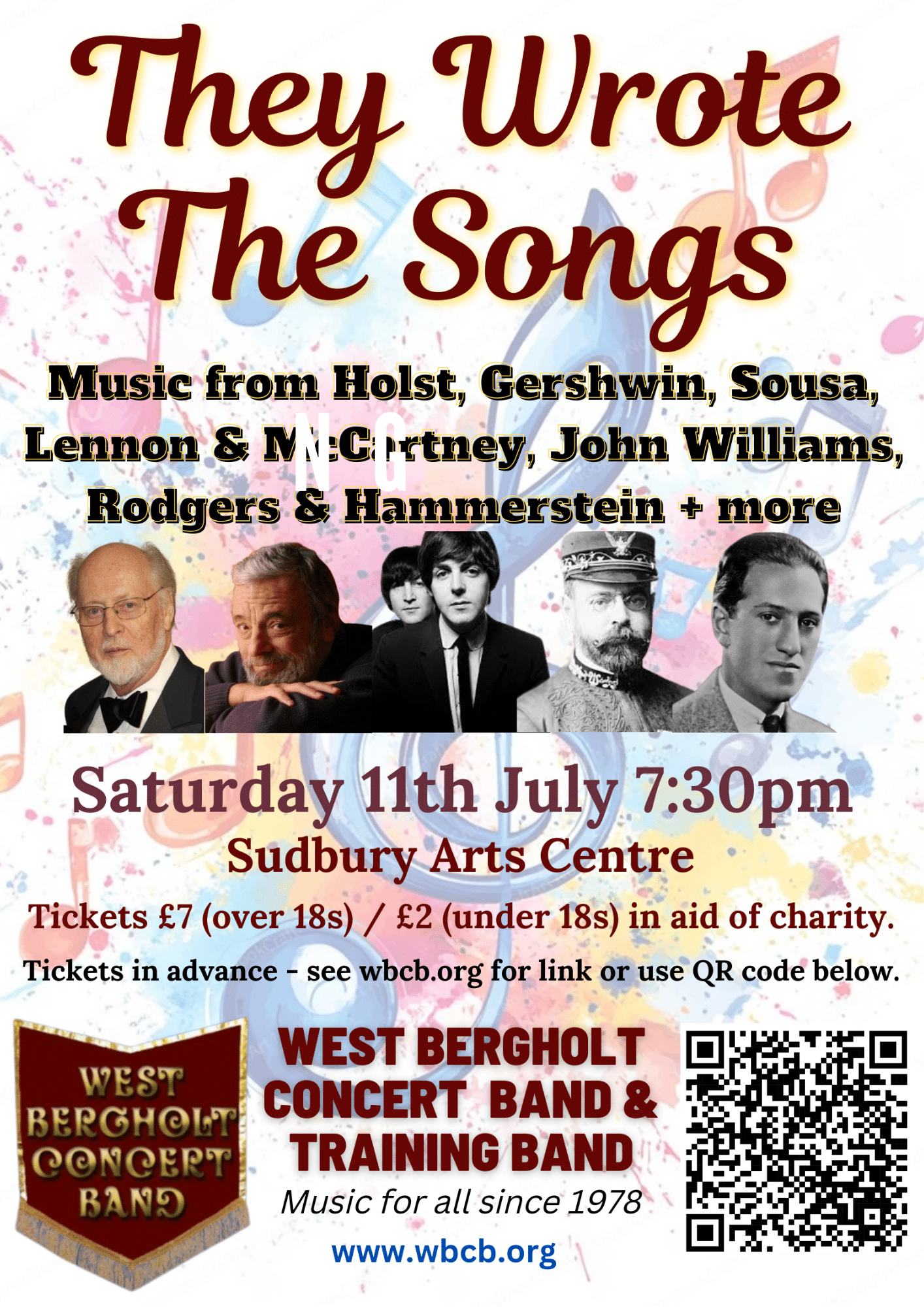 They Wrote The Songs! West Bergholt Concert Band