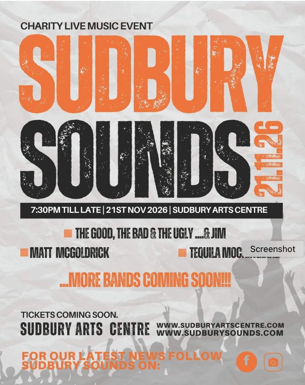 Sudbury Sounds Fundraiser